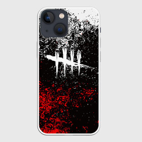 Чехол для iPhone 13 mini с принтом DEAD BY DAYLIGHT КРАСКИ И НИЧЕГО ЛИШНЕГО   DBD в Петрозаводске,  |  | Тематика изображения на принте: dbd | dead by daylight | survival horror | дбд | мертвы к рассвету