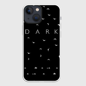 Чехол для iPhone 13 mini с принтом DARK   Birds (Тьма) в Петрозаводске,  |  | 1921 | 1953 | 1986 | 2019 | 2052 | dark | future | jonas | logo | mikkel | mundus | no future | portal | sic | будущего | йонас | лого | логотип | миккель | надпись | нет | портал | сериал | сериалы | символ | тьма