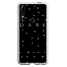 Чехол для Honor P Smart Z с принтом DARK - Birds (Тьма) в Петрозаводске, Силикон | Область печати: задняя сторона чехла, без боковых панелей | 1921 | 1953 | 1986 | 2019 | 2052 | dark | future | jonas | logo | mikkel | mundus | no future | portal | sic | будущего | йонас | лого | логотип | миккель | надпись | нет | портал | сериал | сериалы | символ | тьма