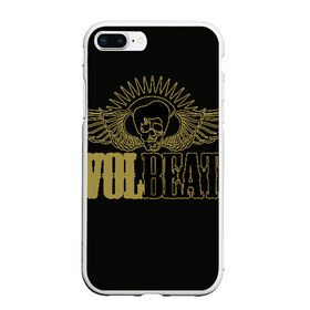 Чехол для iPhone 7Plus/8 Plus матовый с принтом Volbeat в Петрозаводске, Силикон | Область печати: задняя сторона чехла, без боковых панелей | groove metal | hardcore | psychobilly | volbeat | волбит