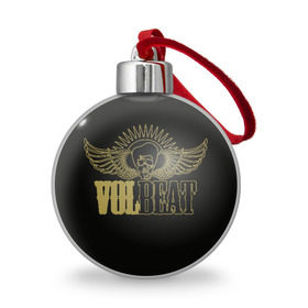 Ёлочный шар с принтом Volbeat в Петрозаводске, Пластик | Диаметр: 77 мм | groove metal | hardcore | psychobilly | volbeat | волбит
