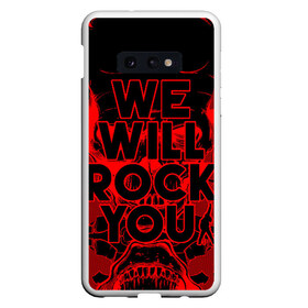 Чехол для Samsung S10E с принтом We Will Rock You в Петрозаводске, Силикон | Область печати: задняя сторона чехла, без боковых панелей | bohemian | brian | freddie | john | mercury | must go on | queen | rhapsody | roger | taylor | the miracle | the show | богемская | рапсодия | роджер тейлор | фредди меркьюри