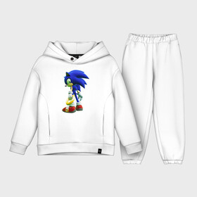 Детский костюм хлопок Oversize с принтом Sonic в Петрозаводске,  |  | hedgehog | metal sonic | silver | silver the hedgehog | sonic | sonic boom | sonic the hedgehog | еж | ёж сонник | ежик | игры | соник | фильмы