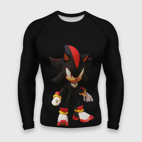 Мужской рашгард 3D с принтом Shadow в Петрозаводске,  |  | hedgehog | metal sonic | shadow | silver | silver the hedgehog | sonic | sonic boom | sonic the hedgehog | еж | ёж сонник | ежик | игры | соник | фильмы | черный соник | шедоу