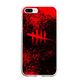 Чехол для iPhone 7Plus/8 Plus матовый с принтом DEAD BY DAYLIGHT в Петрозаводске, Силикон | Область печати: задняя сторона чехла, без боковых панелей | Тематика изображения на принте: dbd | dead by daylight | survival horror | дбд | мертвы к рассвету