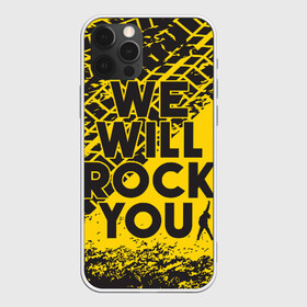 Чехол для iPhone 12 Pro Max с принтом We Will Rock You в Петрозаводске, Силикон |  | bohemian | brian | freddie | john | mercury | must go on | queen | rhapsody | roger | taylor | the miracle | the show | богемская | рапсодия | роджер тейлор | фредди меркьюри