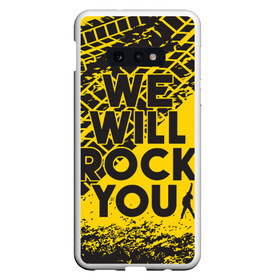 Чехол для Samsung S10E с принтом We Will Rock You в Петрозаводске, Силикон | Область печати: задняя сторона чехла, без боковых панелей | bohemian | brian | freddie | john | mercury | must go on | queen | rhapsody | roger | taylor | the miracle | the show | богемская | рапсодия | роджер тейлор | фредди меркьюри