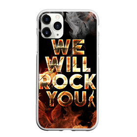 Чехол для iPhone 11 Pro матовый с принтом We Will Rock You в Петрозаводске, Силикон |  | bohemian | brian | freddie | john | mercury | must go on | queen | rhapsody | roger | taylor | the miracle | the show | богемская | рапсодия | роджер тейлор | фредди меркьюри