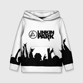 Детская толстовка 3D с принтом LINKIN PARK в Петрозаводске, 100% полиэстер | двухслойный капюшон со шнурком для регулировки, мягкие манжеты на рукавах и по низу толстовки, спереди карман-кенгуру с мягким внутренним слоем | chester bennington | linkin park | mike shinoda | линкин парк