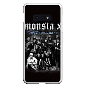 Чехол для Samsung S10E с принтом Monsta X в Петрозаводске, Силикон | Область печати: задняя сторона чехла, без боковых панелей | dramarama | edm | hyungwon | idol | im | j pop | jooheon | k pop | kihyun | kpop | minhyuk | mv | shownu | the code | wonho | вонхо | монста х | хип хоп