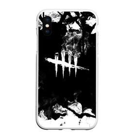 Чехол для iPhone XS Max матовый с принтом DEAD BY DAYLIGHT в Петрозаводске, Силикон | Область печати: задняя сторона чехла, без боковых панелей | dbd | dead by daylight | survival horror | дбд | мертвы к рассвету