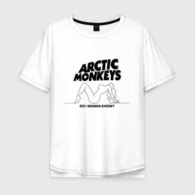 Мужская футболка хлопок Oversize с принтом AM в Петрозаводске, 100% хлопок | свободный крой, круглый ворот, “спинка” длиннее передней части | alex turner | arctic monkeys | алекс тёрнер | арктик монкейс | арктические обезьяны