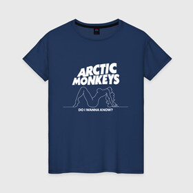 Женская футболка хлопок с принтом AM в Петрозаводске, 100% хлопок | прямой крой, круглый вырез горловины, длина до линии бедер, слегка спущенное плечо | alex turner | arctic monkeys | алекс тёрнер | арктик монкейс | арктические обезьяны