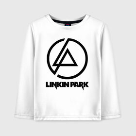 Детский лонгслив хлопок с принтом LINKIN PARK в Петрозаводске, 100% хлопок | круглый вырез горловины, полуприлегающий силуэт, длина до линии бедер | chester bennington | linkin park | mike shinoda | линкин парк