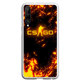 Чехол для Honor P30 с принтом CS GO FIRE в Петрозаводске, Силикон | Область печати: задняя сторона чехла, без боковых панелей | Тематика изображения на принте: astralis | awp | counter strike | cs go | cs go global offensive | faze clan | hyper beast | team liquid | астралис | тим ликвид | фейз клан | хайпер бист