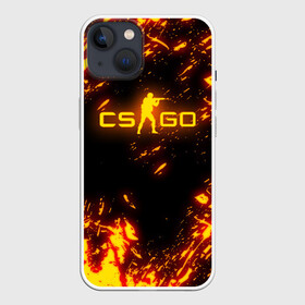 Чехол для iPhone 13 с принтом CS GO FIRE | КС ГО ОГОНЬ в Петрозаводске,  |  | Тематика изображения на принте: astralis | awp | counter strike | cs go | cs go global offensive | faze clan | hyper beast | team liquid | астралис | тим ликвид | фейз клан | хайпер бист