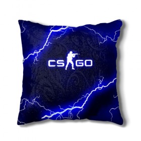 Подушка 3D с принтом CS GO LIGHTNING STYLE в Петрозаводске, наволочка – 100% полиэстер, наполнитель – холлофайбер (легкий наполнитель, не вызывает аллергию). | состоит из подушки и наволочки. Наволочка на молнии, легко снимается для стирки | astralis | awp | counter strike | cs go | cs go global offensive | faze clan | hyper beast | team liquid | thunder | астралис | молнии | тим ликвид | фейз клан | хайпер бист | шторм