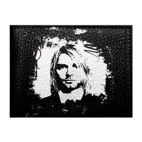 Обложка для студенческого билета с принтом Kurt Cobain в Петрозаводске, натуральная кожа | Размер: 11*8 см; Печать на всей внешней стороне | bleach | blew | cobain | dave | geffen | hormoaning | in utero | incesticide | krist | kurt | nevermind | nirvana | novoselic | rock | vevo | геффен | курт кобейн | нирвана | рок