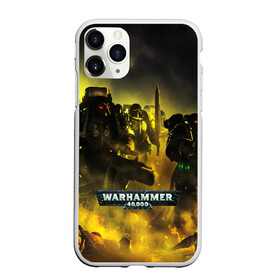 Чехол для iPhone 11 Pro Max матовый с принтом WARHAMMER 40K в Петрозаводске, Силикон |  | abaddon | armada | battlefleet gothic | black legion | warhammer 40k | абаддон | чёрный легион