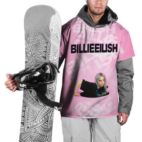 Накидка на куртку 3D с принтом Billie Eilish в Петрозаводске, 100% полиэстер |  | ayelish | bad guy | bellyache | bilie eilish | bilie elish | billie | billie eilish | eilish | electronic | elish | music | билли айлиш | эйлиш | элиш