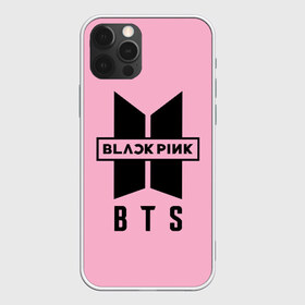 Чехол для iPhone 12 Pro Max с принтом BTS and BLACKPINK в Петрозаводске, Силикон |  | bangtan boys | black | blackpink | bt21 | bts | k pop | pink | rose | блек пинк | блекпинк | блэк пинк | блэкпинк | бтс