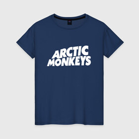 Женская футболка хлопок с принтом AM в Петрозаводске, 100% хлопок | прямой крой, круглый вырез горловины, длина до линии бедер, слегка спущенное плечо | alex turner | arctic monkeys | алекс тёрнер | арктик монкейс | арктические обезьяны