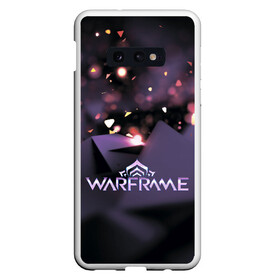 Чехол для Samsung S10E с принтом Warframe в Петрозаводске, Силикон | Область печати: задняя сторона чехла, без боковых панелей | digital extremes | excalibur | nyx | saryn | space | warframe | варфрэйм | космос | шутер
