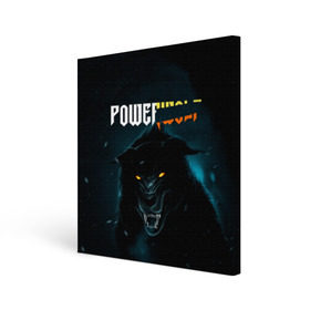 Холст квадратный с принтом Powerwolf в Петрозаводске, 100% ПВХ |  | metal | powerwolf | пауэр метал | хэви метал