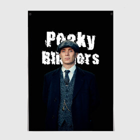 Постер с принтом Peaky Blinders в Петрозаводске, 100% бумага
 | бумага, плотность 150 мг. Матовая, но за счет высокого коэффициента гладкости имеет небольшой блеск и дает на свету блики, но в отличии от глянцевой бумаги не покрыта лаком | peaky blinders | острые козырьки | сериал