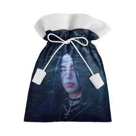 Подарочный 3D мешок с принтом Billie Eilish Ocean Eyes в Петрозаводске, 100% полиэстер | Размер: 29*39 см | Тематика изображения на принте: bad guy | billie eilish | билли айлиш | эйлиш