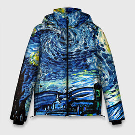 Мужская зимняя куртка 3D с принтом ВАНГОГ в Петрозаводске, верх — 100% полиэстер; подкладка — 100% полиэстер; утеплитель — 100% полиэстер | длина ниже бедра, свободный силуэт Оверсайз. Есть воротник-стойка, отстегивающийся капюшон и ветрозащитная планка. 

Боковые карманы с листочкой на кнопках и внутренний карман на молнии. | Тематика изображения на принте: art | impressionism | night | painting | planets | sky | stars | style | van gogh | waves | ван гог | вихрь | волны | живопись | звезды | импрессионизм | искусство | краски | небо | ночь | рисунок | стиль