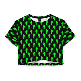 Женская футболка Cropp-top с принтом BILLIE EILISH в Петрозаводске, 100% полиэстер | круглая горловина, длина футболки до линии талии, рукава с отворотами | be | billie | billie eilish | билли | билли айлиш