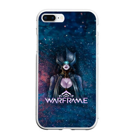 Чехол для iPhone 7Plus/8 Plus матовый с принтом Warframe в Петрозаводске, Силикон | Область печати: задняя сторона чехла, без боковых панелей | digital extremes | excalibur | nyx | saryn | space | warframe | варфрэйм | космос | шутер