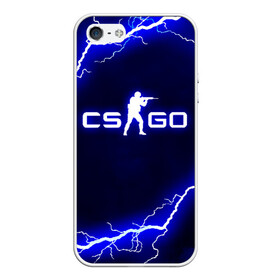 Чехол для iPhone 5/5S матовый с принтом CS GO LIGHTNING STYLE в Петрозаводске, Силикон | Область печати: задняя сторона чехла, без боковых панелей | astralis | awp | counter strike | cs go | cs go global offensive | faze clan | hyper beast | team liquid | thunder | астралис | молнии | тим ликвид | фейз клан | хайпер бист | шторм