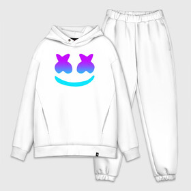 Мужской костюм хлопок OVERSIZE с принтом MARSHMELLO в Петрозаводске,  |  | america | dj | marshmello | usa | америка | маршмелло