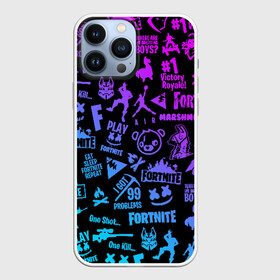 Чехол для iPhone 13 Pro Max с принтом FORTNITE NEON | ФОРТНАЙТ НЕОН в Петрозаводске,  |  | Тематика изображения на принте: fortnite | fortnite 2 | fortnite x маршмелло | ikonik | marshmello | ninja | ninja streamer | иконик | ниндзя | фортнайт | фортнайт 2 | фортнайт глава 2