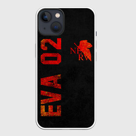 Чехол для iPhone 13 с принтом Eva 02 в Петрозаводске,  |  | angel | eva | evangelion | neon genesis evangelion | nerv | аска лэнгли сорью | ева | евангелион | мисато кацураги | рей аянами | синдзи