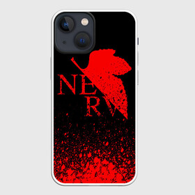 Чехол для iPhone 13 mini с принтом EVANGELION (NERV) в Петрозаводске,  |  | angel | eva | evangelion | neon genesis evangelion | nerv | аска лэнгли сорью | ева | евангелион | мисато кацураги | рей аянами | синдзи