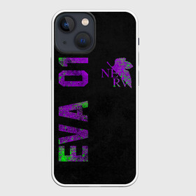 Чехол для iPhone 13 mini с принтом Eva 01 в Петрозаводске,  |  | angel | eva | evangelion | neon genesis evangelion | nerv | аска лэнгли сорью | ева | евангелион | мисато кацураги | рей аянами | синдзи