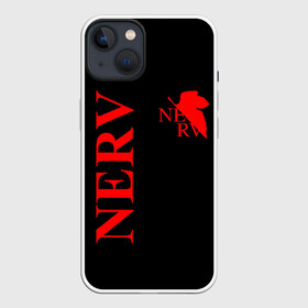 Чехол для iPhone 13 с принтом Nerv red в Петрозаводске,  |  | angel | eva | evangelion | neon genesis evangelion | nerv | аска лэнгли сорью | ева | евангелион | мисато кацураги | рей аянами | синдзи