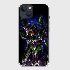 Чехол для iPhone 13 с принтом Боевой робот Евангелион в Петрозаводске,  |  | angel | eva | evangelion | neon genesis evangelion | nerv | аска лэнгли сорью | ева | евангелион | мисато кацураги | рей аянами | синдзи