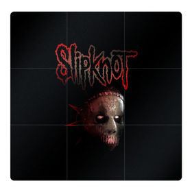 Магнитный плакат 3Х3 с принтом Slipknot Jay в Петрозаводске, Полимерный материал с магнитным слоем | 9 деталей размером 9*9 см | band | creepy | drum | drummer | jay | mask | metal | rock | scary | slipknot | слипкнот