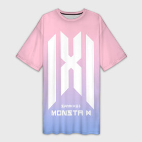 Платье-футболка 3D с принтом Monsta X в Петрозаводске,  |  | hyungwon | i.m | jooheon | k pop | kihyun | kpop | minhyuk | monbebe | monsta x | shownu | wonho | к поп | монста икс