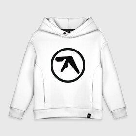 Детское худи Oversize хлопок с принтом Aphex Twin в Петрозаводске, френч-терри — 70% хлопок, 30% полиэстер. Мягкий теплый начес внутри —100% хлопок | боковые карманы, эластичные манжеты и нижняя кромка, капюшон на магнитной кнопке | Тематика изображения на принте: intelligent dance music | драм энд бэйс | ричард дэвид джеймс | техно | эйсид | эмбиент