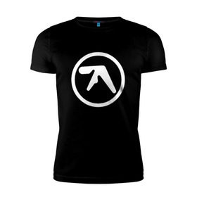 Мужская футболка премиум с принтом Aphex Twin в Петрозаводске, 92% хлопок, 8% лайкра | приталенный силуэт, круглый вырез ворота, длина до линии бедра, короткий рукав | Тематика изображения на принте: intelligent dance music | драм энд бэйс | ричард дэвид джеймс | техно | эйсид | эмбиент