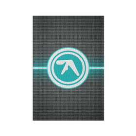 Обложка для паспорта матовая кожа с принтом Aphex Twin в Петрозаводске, натуральная матовая кожа | размер 19,3 х 13,7 см; прозрачные пластиковые крепления | Тематика изображения на принте: intelligent dance music | драм энд бэйс | ричард дэвид джеймс | техно | эйсид | эмбиент