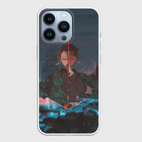 Чехол для iPhone 13 Pro с принтом Танджиро Камадо в Петрозаводске,  |  | Тематика изображения на принте: аниме | клинок рассекающий демонов | танджиро камадо