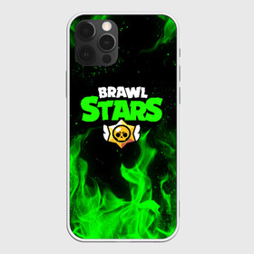 Чехол для iPhone 12 Pro с принтом BRAWL STARS | БРАВЛ СТАРС ЗЕЛЁНЫЙ ОГОНЬ в Петрозаводске, силикон | область печати: задняя сторона чехла, без боковых панелей | brawl stars | bull | colt | leon | stars | берли | бо | брок | ворон | джесси | динамайк | дэррил | кольт | леон | мортис | нита | пайпер | пенни | поко | пэм | рикошет | спайк | тара | фрэнк | шелли | эль примо