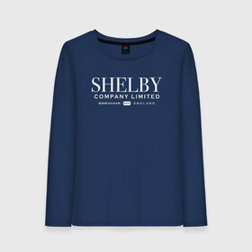 Женский лонгслив хлопок с принтом Shelby company limited в Петрозаводске, 100% хлопок |  | gin | peaky blinders | shelby | the garrison | альфи соломонс | артур | банда | братья | гаррисон | грейс берджесс | джин | джон | криминал | мафия | острые козырьки | сериал | томас | финн | шелби