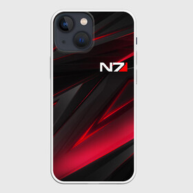 Чехол для iPhone 13 mini с принтом MASS EFFECT N7 | МАСС ЭФФЕКТ Н7 в Петрозаводске,  |  | abstract | geometry | metal | n7 | still | stripes | texture | абстракция | броня | геометрия | костюм | масс эффект | металл | н7 | сталь | стальная броня | текстура | шепард